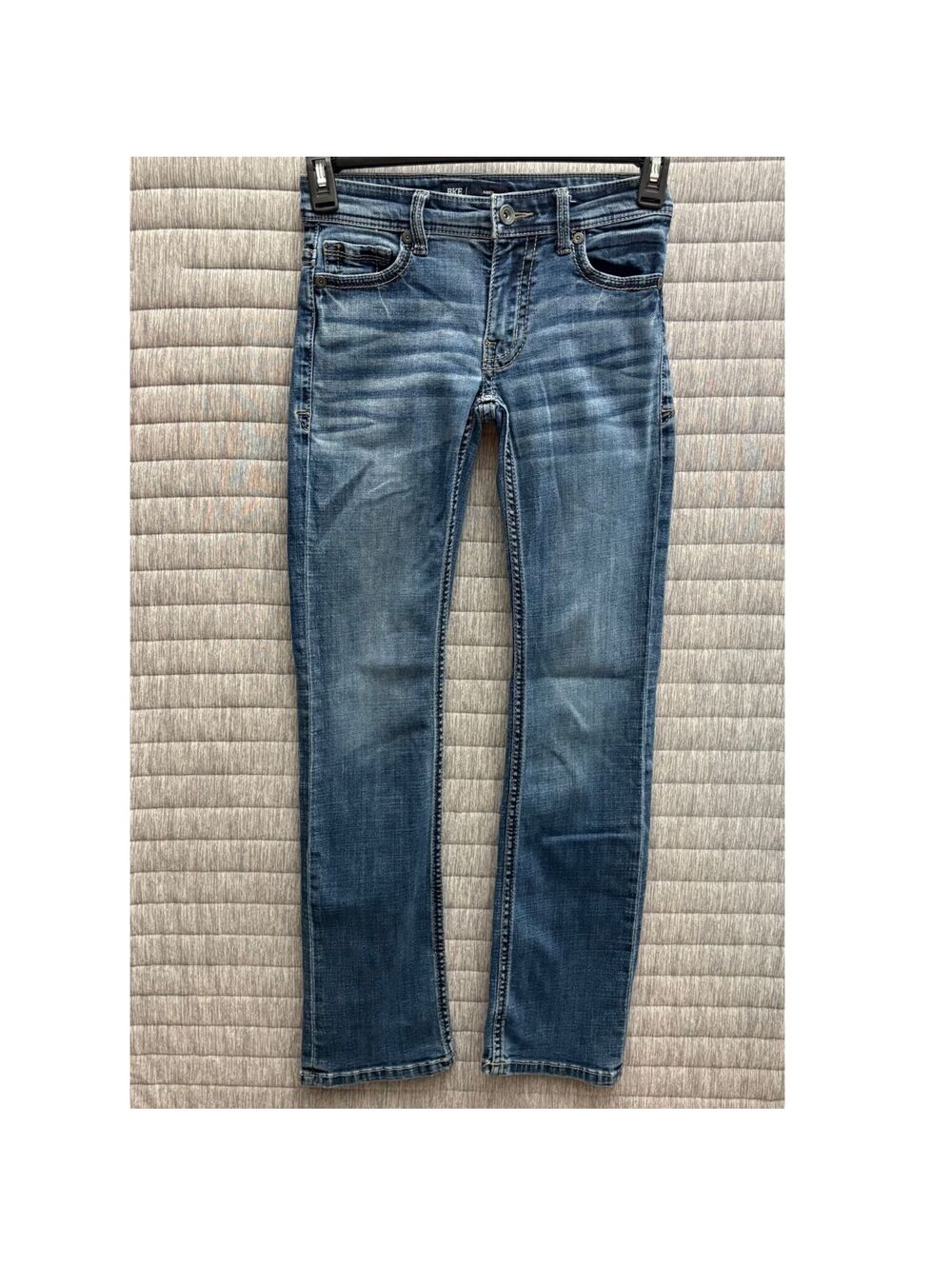 BKE Aiden Low Rise Straight Jeans Women's 26x32 Medium Wash
